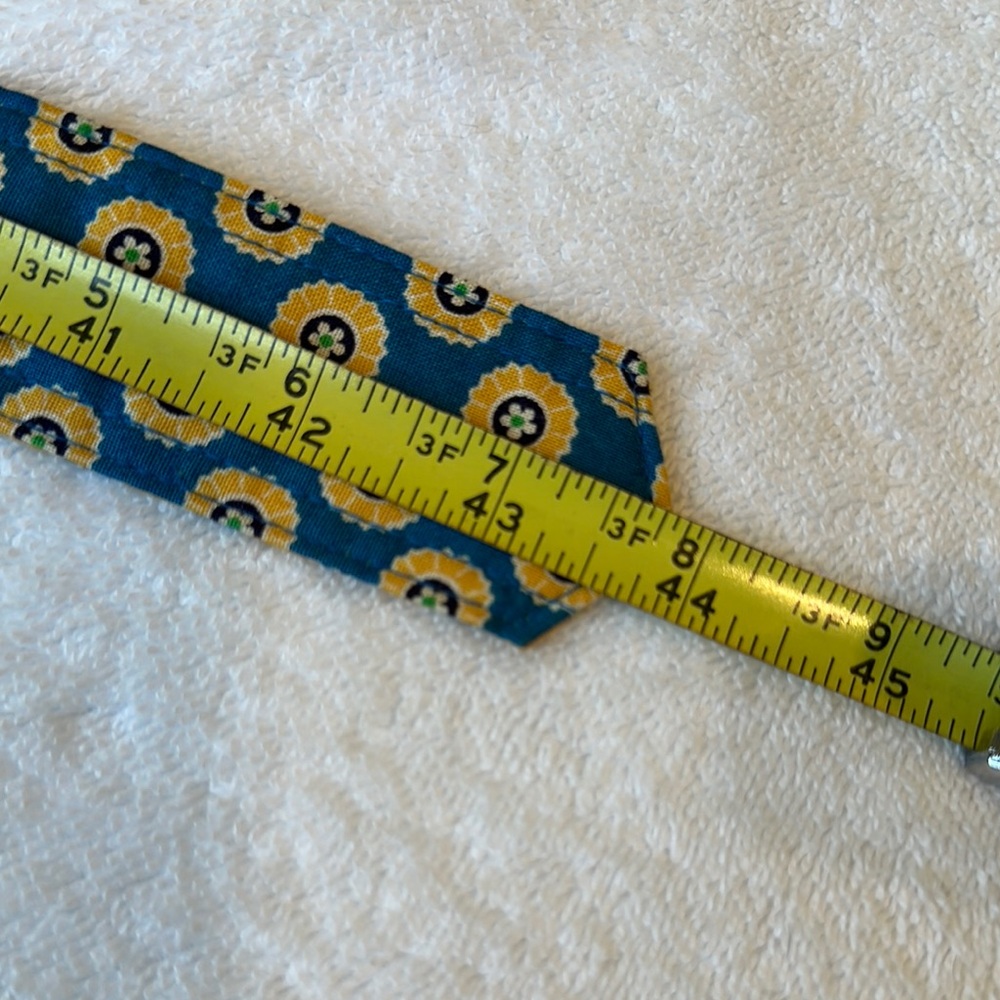 Vera Bradley Blue and Yellow Floral Belt - Picture 8 of 8